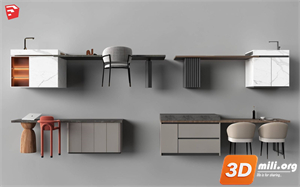 Kitchen island Skp Files